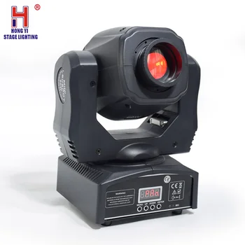 

Led Moving-head Spot 60W Spotlight with 8 Gobos, 7 Colors, DMX-512 Control with Disco DJ Party Show for Stage Lighting