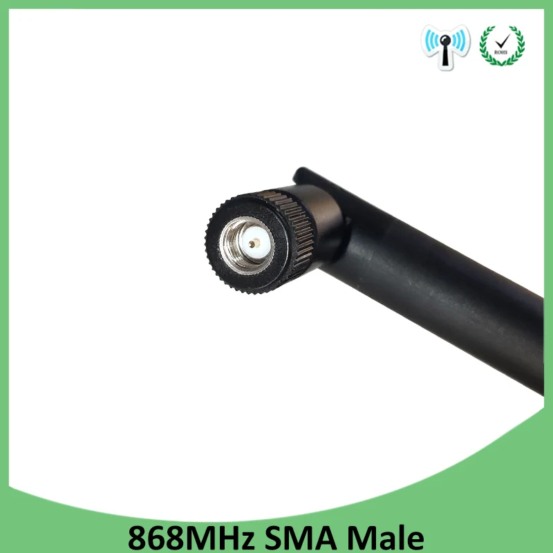 GRANDWISDOM 20pcs 868mhz antenna 5dbi sma male 915mhz lora antene pbx iot module lorawan signal receiver antena