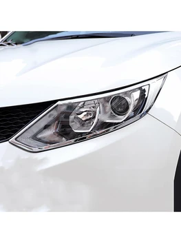 

FIT For Nissan Qashqai 2016 2017 Front Rear Tail Headlights Decoration Auto Exteriors Car-Styling
