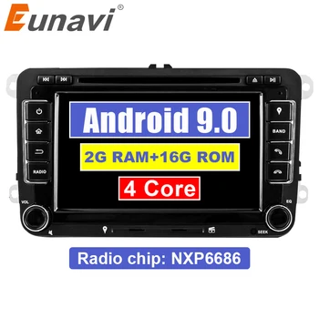 

Eunavi 2 Din Android 9.0 Car DVD Player Audio Radio GPS navigation For VW GOLF 6 Polo Bora JETTA B6 PASSAT Tiguan SKODA OCTAVIA