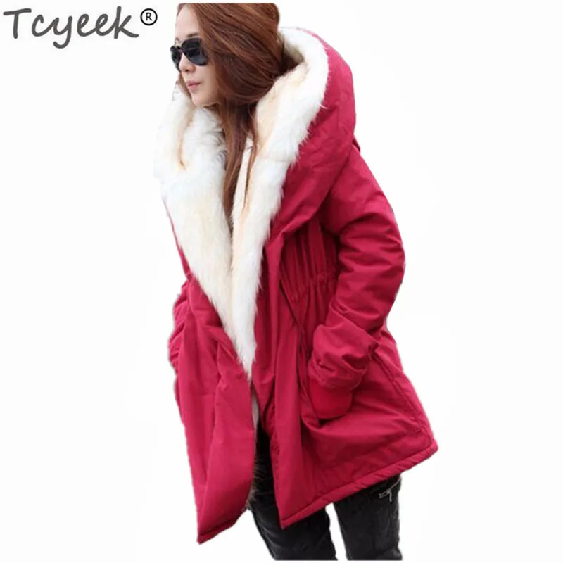 

Ladies Parka Winter Jacket Women Velvet Streetwear Coat Hat Hooded Black Jackets Tops Clothes Parkas Mujer LWL868