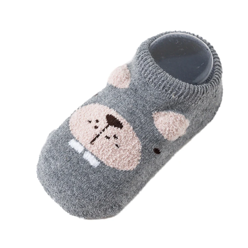 Aitonoble/6 пар детских Противоскользящих носочков; нескользящие носки для младенцев; аксессуары для одежды