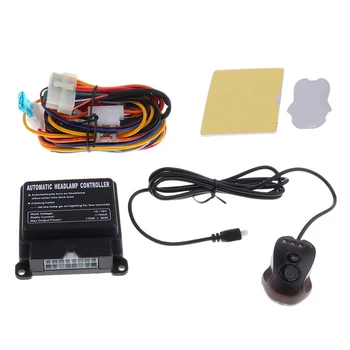 

Headlight Sensor Sensitive Low Power Easy Install Intelligent Universal Black Car Automatic Lightweight Smart Control Adjustable