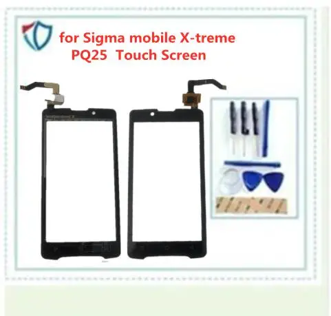 Для Sigma mobile X-treme PQ25 кодирующий преобразователь сенсорного экрана в сборе 100%