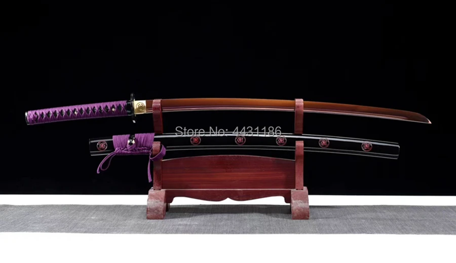 Handmade Japanese Samurai Sword Katana Sharp 1090 High Carbon Steel Full Tang Home Decoration Collection Real Knife Swords