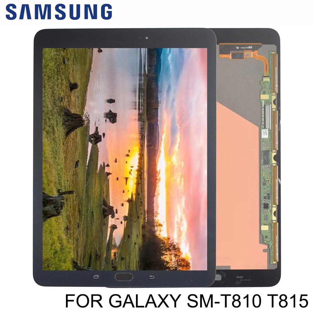 Tanie Nowy 9.7 calowy pełny panel wyświetlacza lcd + ekran dotykowy szkło Digitizer do Samsung Galaxy Tab S2 T810 T815 T819 Digitizer zgromadzenie