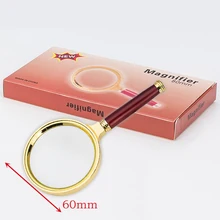 

10X Portable 60mm Handheld High Definition Reading Magnifier Glass Eye Loupe Magnifying Glass Magnifier for Reading Jewelry