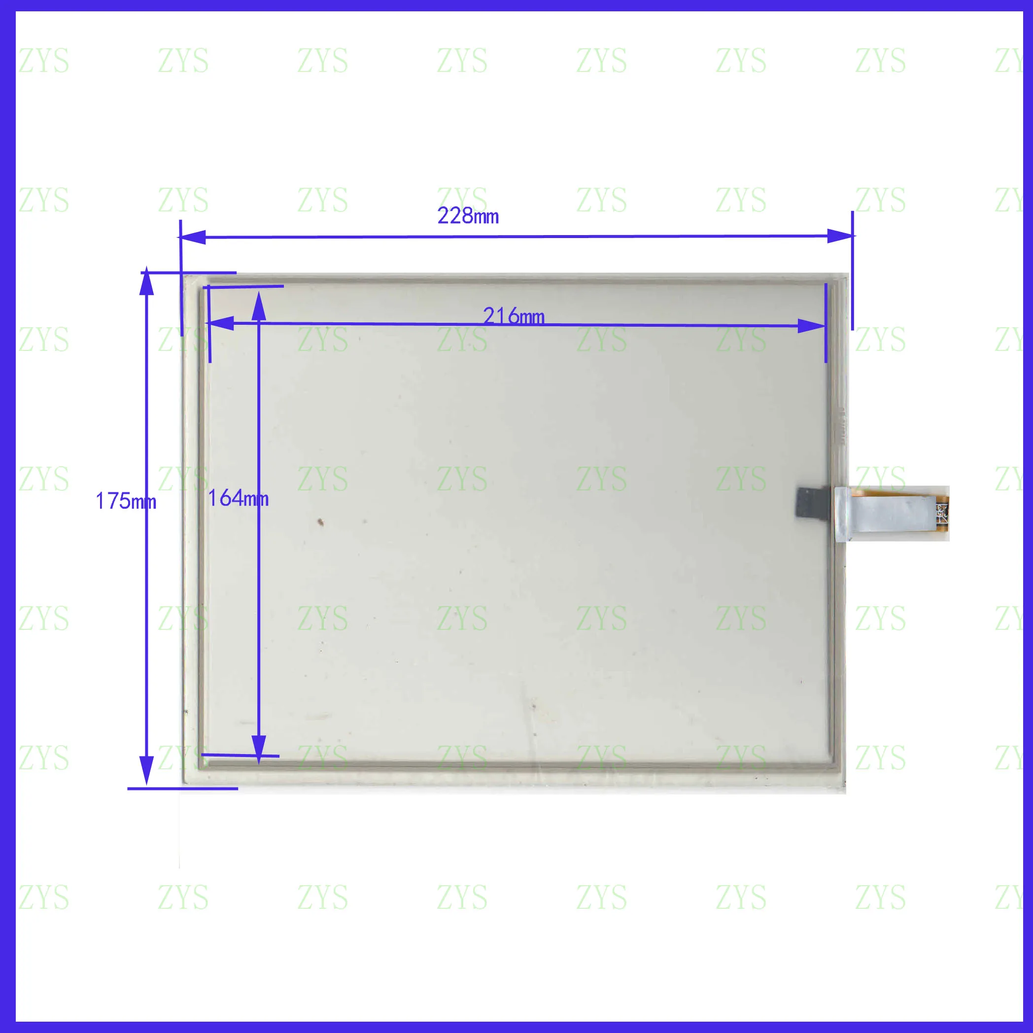 

ZhiYuSun XWT2373 10.4Inch 228*175mm 4Wire Resistive TouchScreen Panel Digitizer for GPS CAR this is compatible 228*175