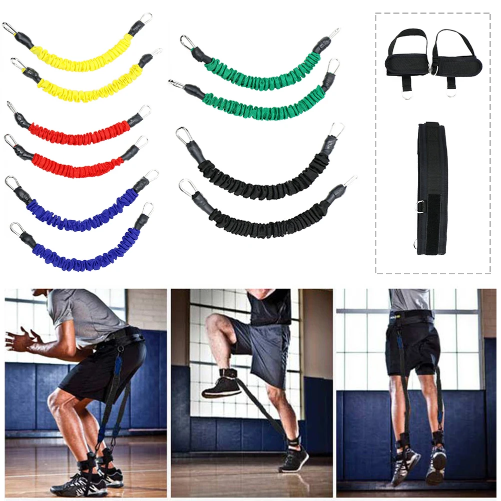 

Fitness Bounce Trainer Pull Rope Basketball Football Running Jump Trainer Resistance Bands Legs Strength Training Strap