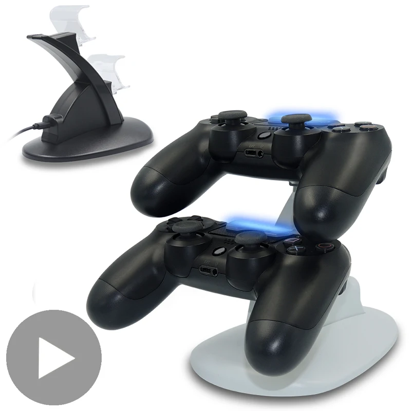 

Charging Dock for Sony Playstation PS4 Controller PS Play Station 4 Slim Pro Dualshock 4 Charger Remote Control of Support Stand