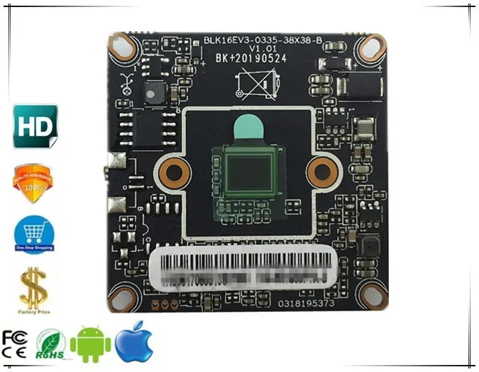 Плата модуля камеры sony IMX335+ 3516EV300 5.0MP 2592*1944 4.0MP 2560*1440@ 20fpsIP с низким освещением H.265 ONVIF CMS XMEYE P2P