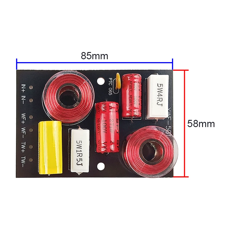 Amortecedor de 2 Amortecedor de 3.0khz Bidirecional para Alto-falante de 5-8 Ghxamp Alto-falante Vias Divisor Polegadas Uso Peças 2 30w-50w - Image 5