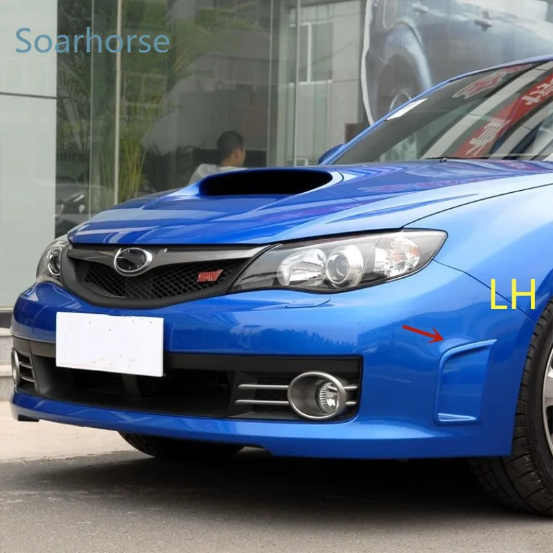 Для Subaru Impreza WRX STI 10th 2008- передний бампер боковое вентиляционное отверстие боковые вентиляционные отверстия декоративная крышка пластина Garnish hood shell - Цвет: Blue Left  LH 1PCS