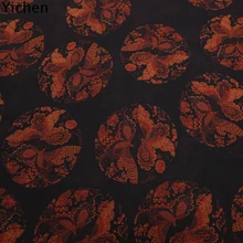 45 мм винтажная ткань шелк Gambiered Guangdong Марля настоящая шелковая ткань Ranunculus настоящая подкладка шелковая ткань одежда халат