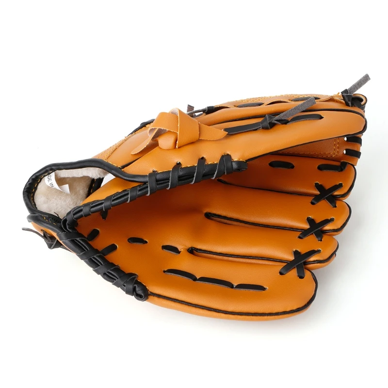Спорт на открытом воздухе три цвета бейсбольные перчатки софтбол тренировочное оборудование Размер 10.5дюймов левая рука для взрослых мужчин и женщин поезд