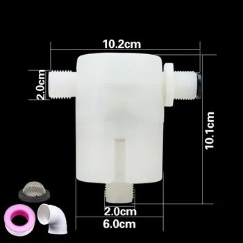

1/2" Floating Ball Valve Automatic Float Valve Water Level Control Valve F/ Water Tank Water Tower