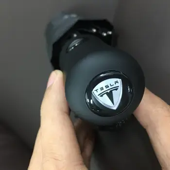 

car-Styling Fashion folding Auto vehicle black Business women Automatic umbrella for tesla model 3 MODEL X MODEL S MODEL Y