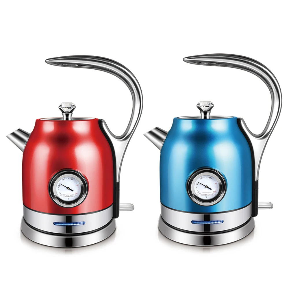 1.8л цветной 304 нержавеющий Электрический чайник с измерителем температуры, кухонный быстрый нагрев, электрический котел, чайник Sonifer