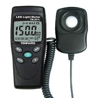 TENMARS TM-201L LUX/FC LED Light Meter 3 1/2 Digits LED With Maximum Reading 2000,Silicon Photodiode and Filter. 2