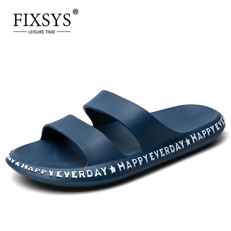 Шлепанцы FIXSYS мужские легкие мягкие сандалии для дома и пляжа повседневные
