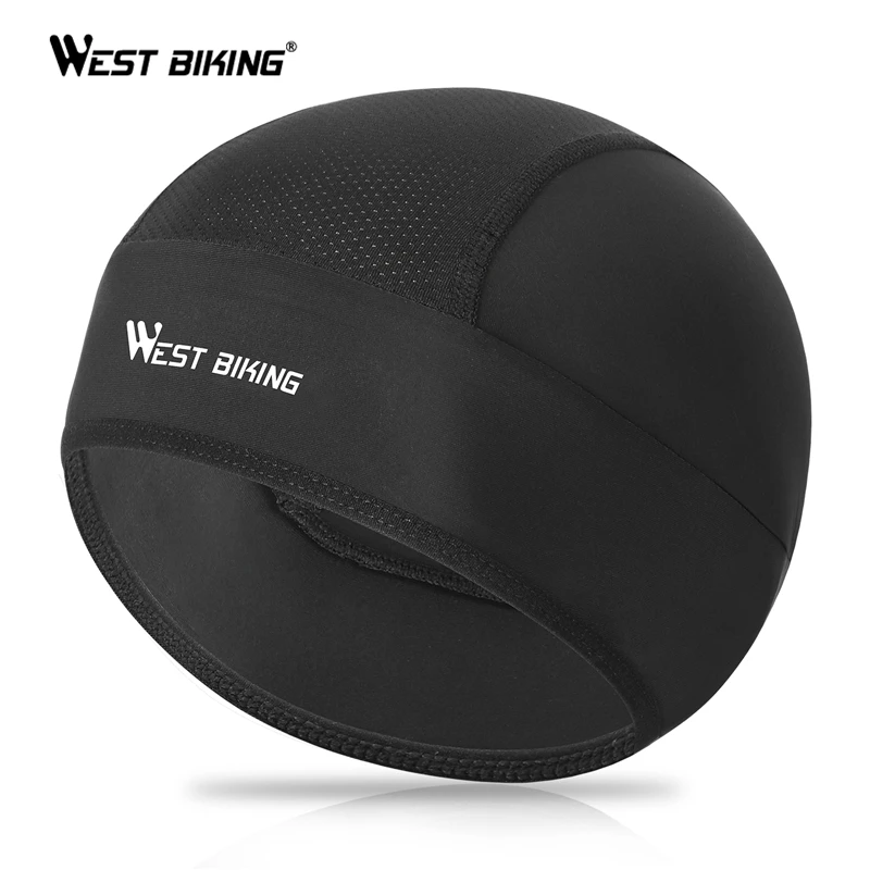 WEST BIKING Summer Cycling Caps Ice Fabric Anti-UV Bicycle Head Scarf Helmet Liner Sports Fishing Running Hat MTB Bike Headwear | Спорт и
