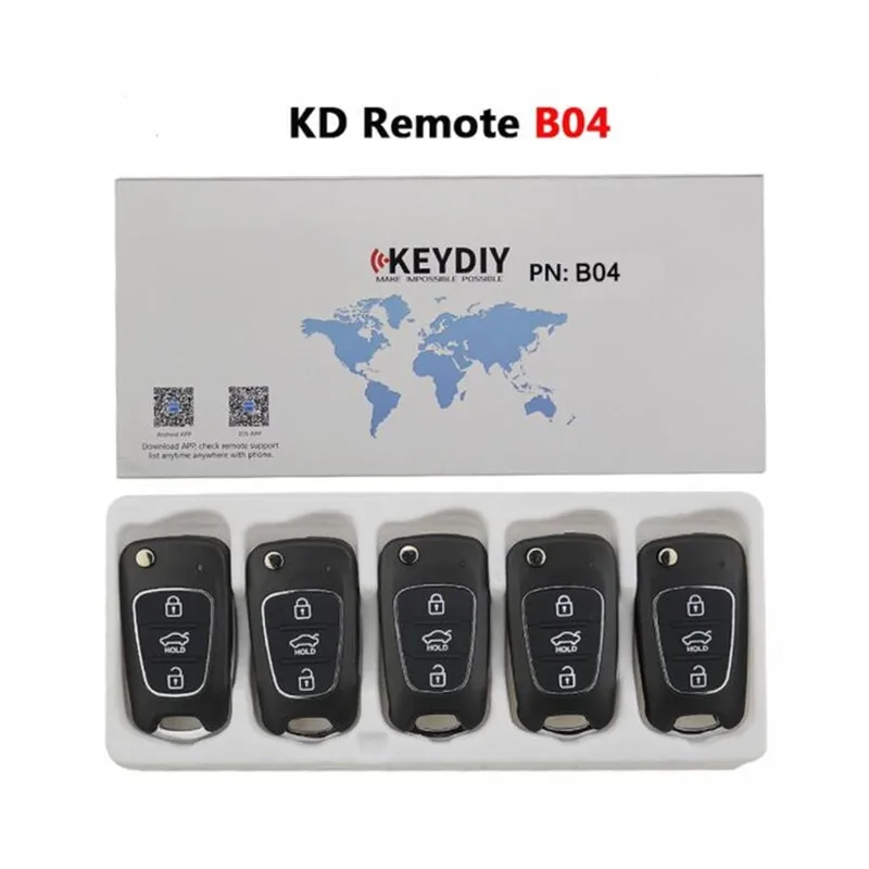 Оригинальный Универсальный пульт дистанционного управления KEYDIY 5 шт. KD B04 B04-3 3