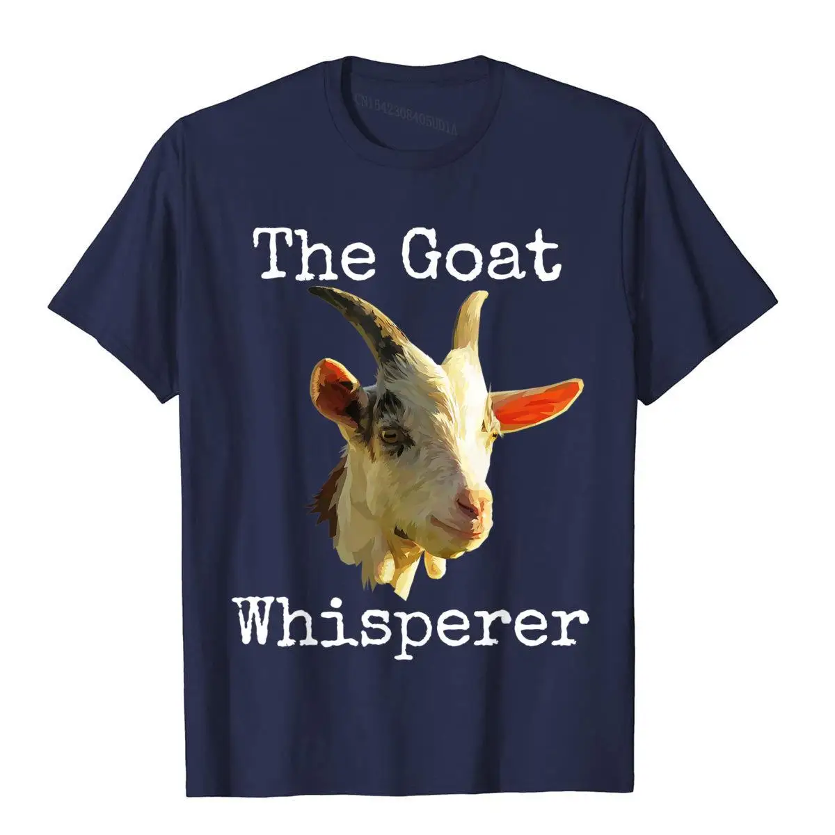 The Goat Whisperer Funny Novelty T-Shirt__97A1041navy