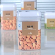 Прозрачные запечатанные банки с пряжкой бытовые банки для хранения еды кухонные Снэк запечатанные банки Прямая поставка