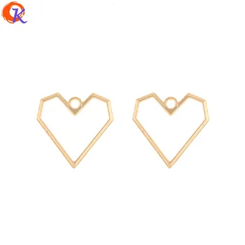 

Cordial Design 100Pcs 20*20MM Jewelry Accessories/DIY Making/Earrings Connectors/Heart Shape/Hand Made/Charms/Jewelry Findings