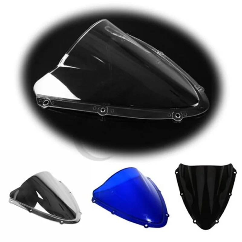 Мотоцикл двойной пузырь лобовое стекло для Сузуки GSXR600 GSXR 750 2008-2010 09 10