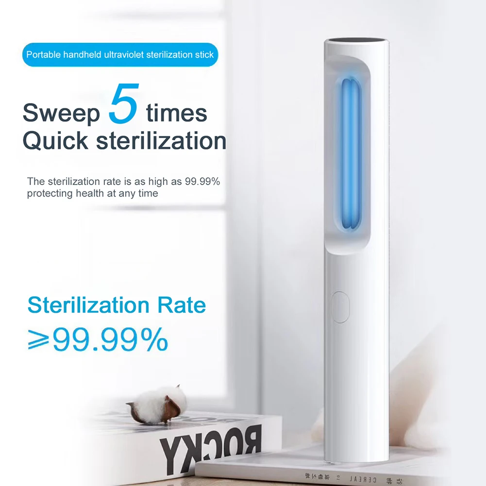 

5W Available Handheld UVC Disinfection Light Home Portable Germicidal Strong Sterilize Lamp Infant Underwear Disinfection Stick