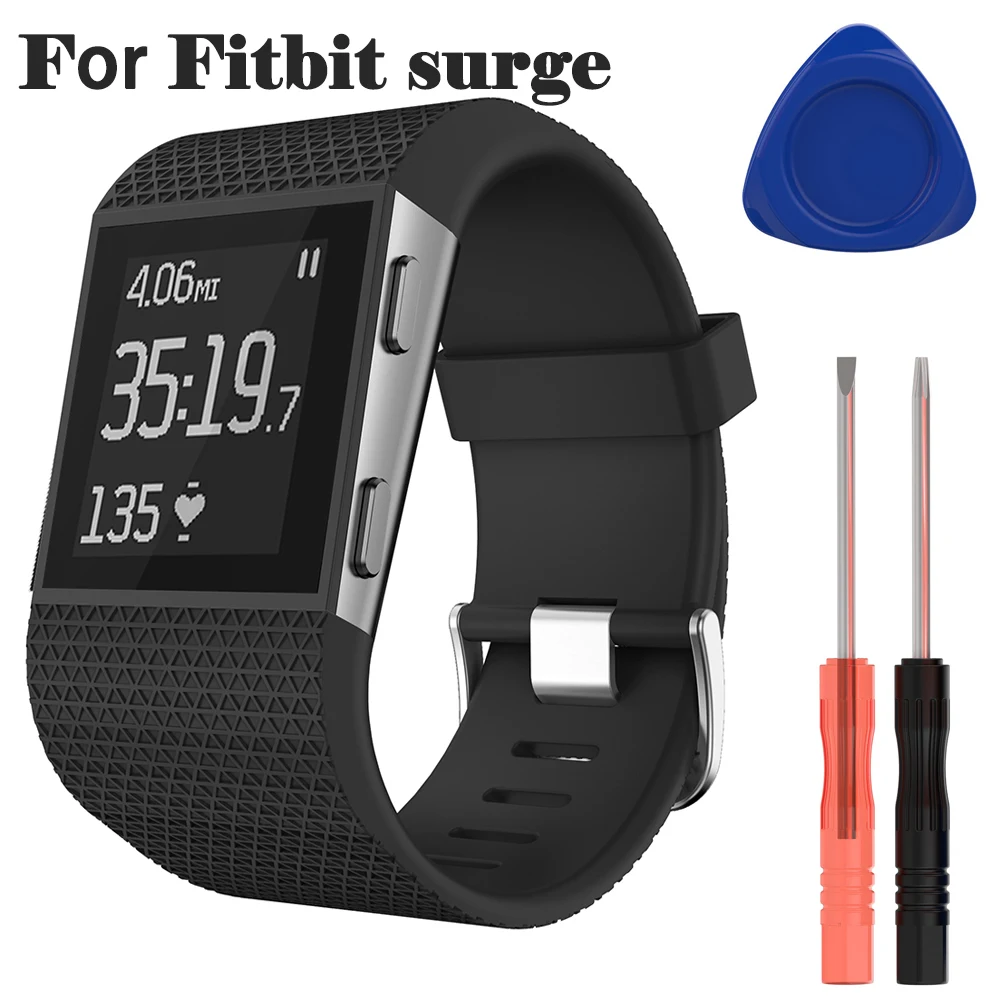 

For Fitbit Surge Band Smart Wrist Strap With Repair Tool Replacement Wrist band Watch Strap For Fibit Surge