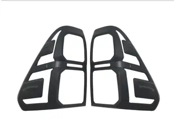 

2PCS Black style For Hilux Revo 2015 2016 2017 2018 Rear Light Lamp Cover Trim Tail Light Cover