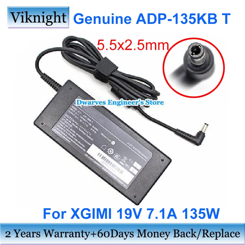 

Genuine ADP-135KB T 19V 7.1A AC Adapter 135W For XGIMI XF09G PROJECTOR Power Supply Charger 5.5x2.5mm