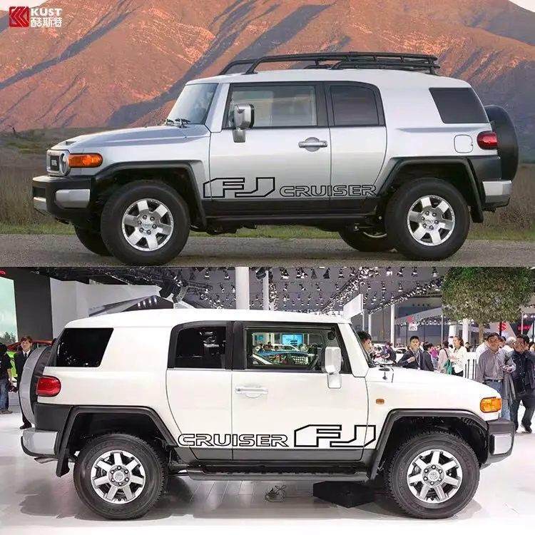 Для Toyota Land Cruiser FJ наклейки на автомобиль внешний вид украшения FJ Land Cruiser персональные динамические наклейки на тело с цветами