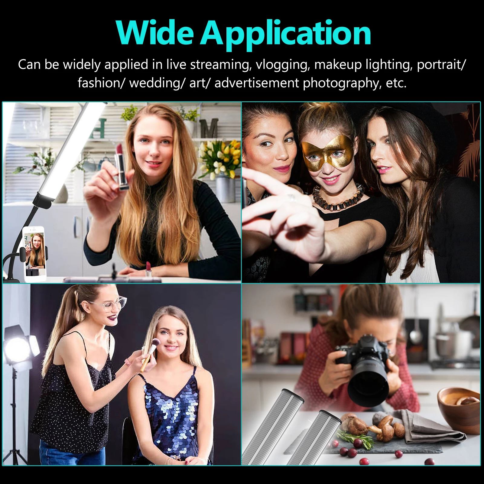 Lumière De Remplissage Magnétique à 3 Modes, Pour Diffusion En Direct
