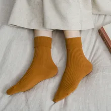 Дизайн, зимние теплые 5 пар женских носков средней длины, красивые хлопковые носки с медведем, стильные женские теплые носки, подарок для влюбленных