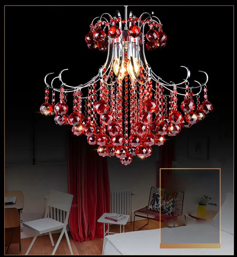 Современный оригинальная люстра с хрусталем Потолочный подвесной светильник для гостиной спальни бар Свадебный декор освещение