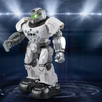 

Remote Control Robot Toy for Kids Walks Talks Dances with Flashing Lights Gesture Voice Control Educational Toys for Boys Girls