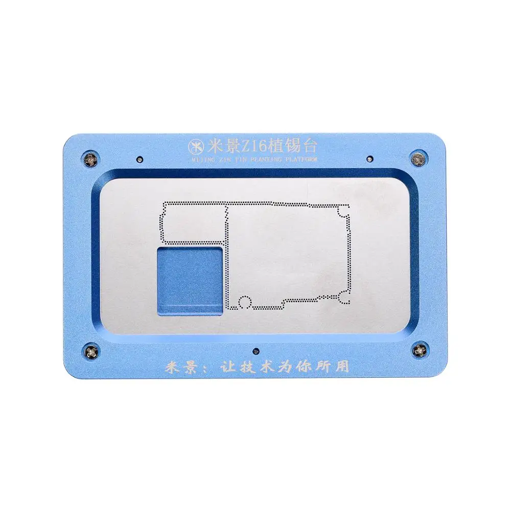 

MJ Z15 Z16 Motherboard Holder Fixture platform With BGA Reballing Stencil for iPhone 11 11PRO Soldering Repair Tool