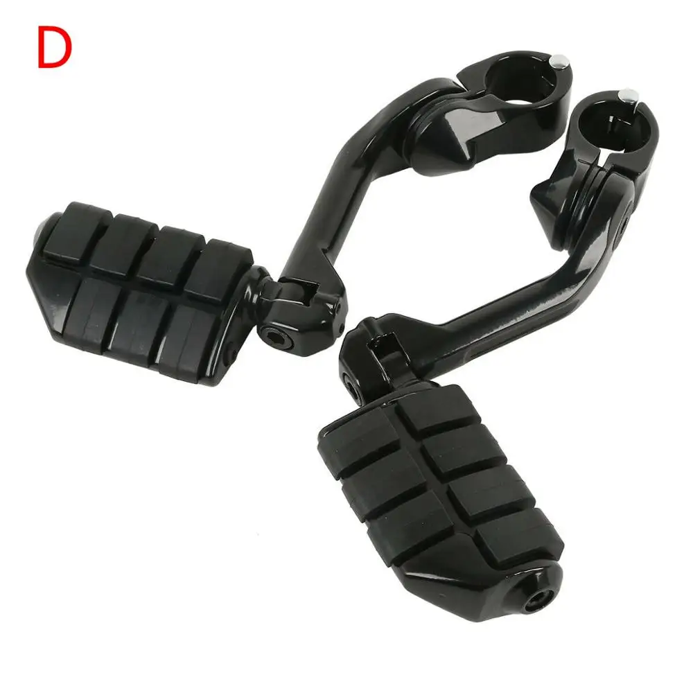 

Motorcycle 1.25" 32mm Long Angled Footpegs Mount For Harley Yamaha Honda Suzuki Kawasaki