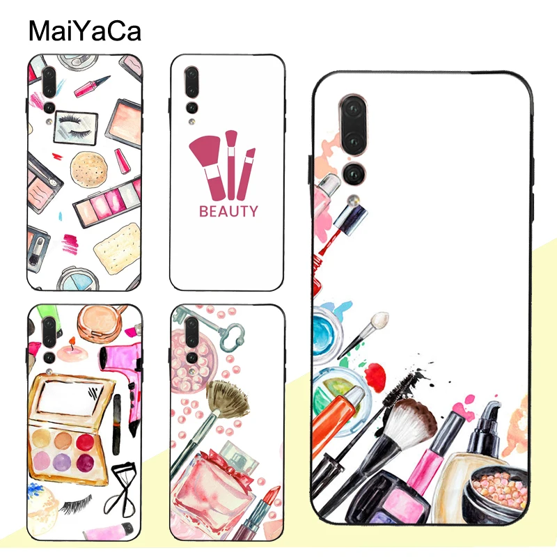 MaiYaCa розовые кисти для Макияжа Теней век ТПУ чехол Huawei P20 P30 Pro P40 P10 Lite Mate 30 20 10 P Smart