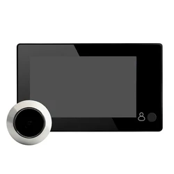 C10 câmera campainha, multifuncional de segurança em casa 4.3 Polegada de alta definição display cat eye s eye porta câmera de vigilância