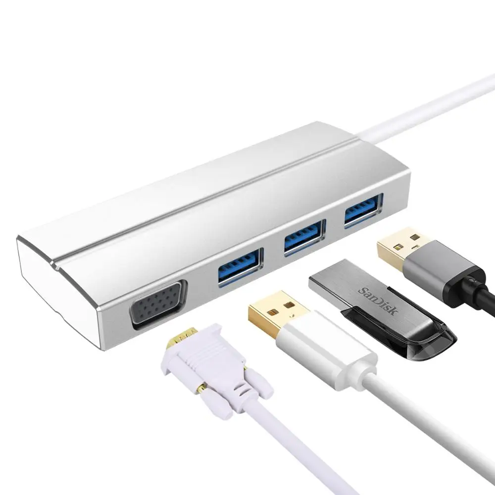 Разветвитель USB 3 0 типа C для ноутбука macbook Huawei P20 Mate 20 Samsung S9/S9 plus и т. Д.|USB-хабы| |