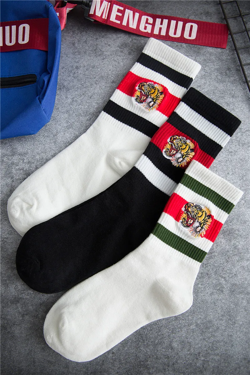 Harajuku Japanese Summer Ankle Crew Socks Women Fashion Tiger Calcentines Mujer Sokken Skarpetki Damskie Chaussette Femme