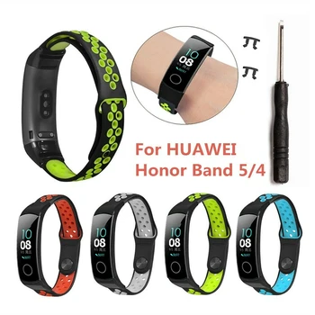 

Smart Watch Silicone Strap Two-tone Replacement Band For Huawei Honor 5 Watch Strap Replace For Huawei Honor 5/4 Accessories