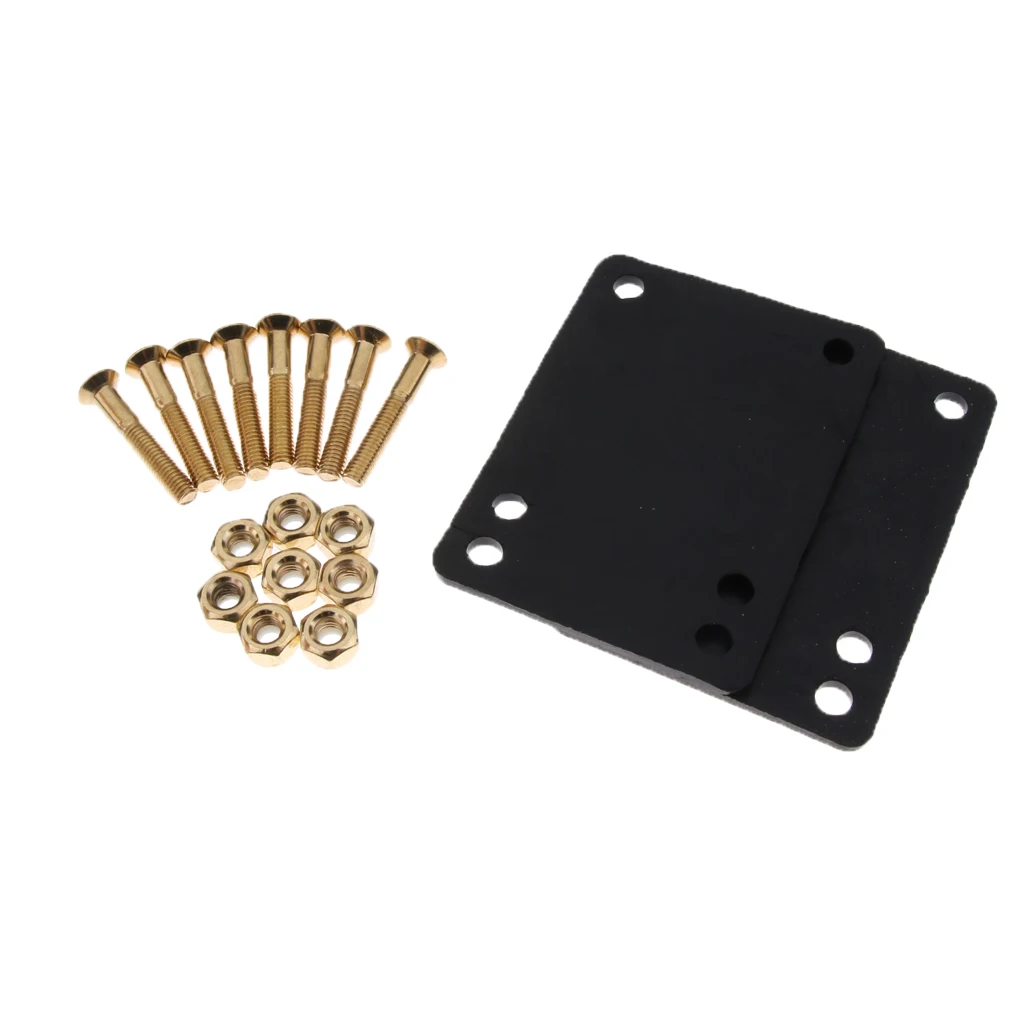3mm Longboard Skateboard Riser Pad with Mounting Hardware Screws Set Outdoor