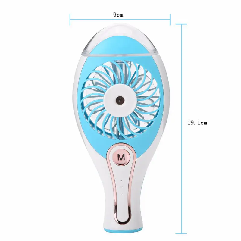 Портативный Ручной Usb зарядка мини электрический вентилятор перезаряжаемый распылитель тумана Вентиляторы-увлажнители кондиционер