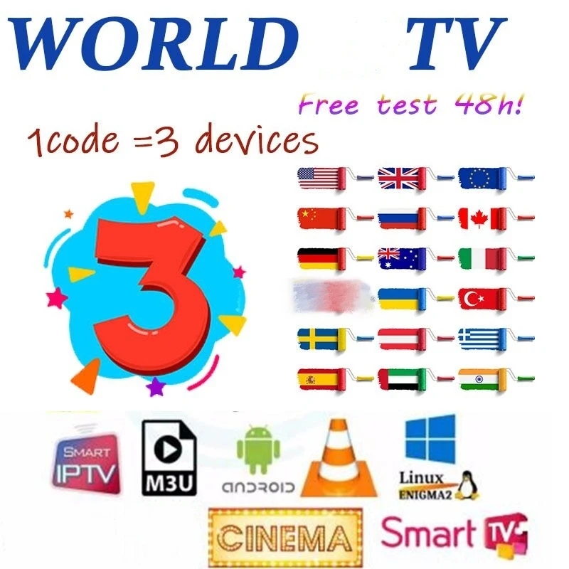 

Europe HD Android tv box European Turkish UK German Spain Czech Support Android M3U no APP included