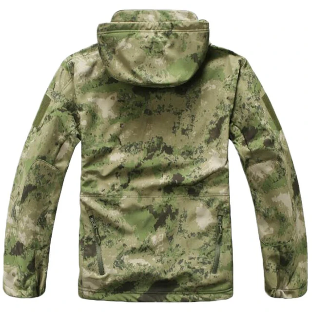 Roupas de Caça Camufladas de Sniper, Roupas de Campo para Homens com Forro  de Fleece, Corta-vento Impermeável para Caminhadas, Softshell - AliExpress